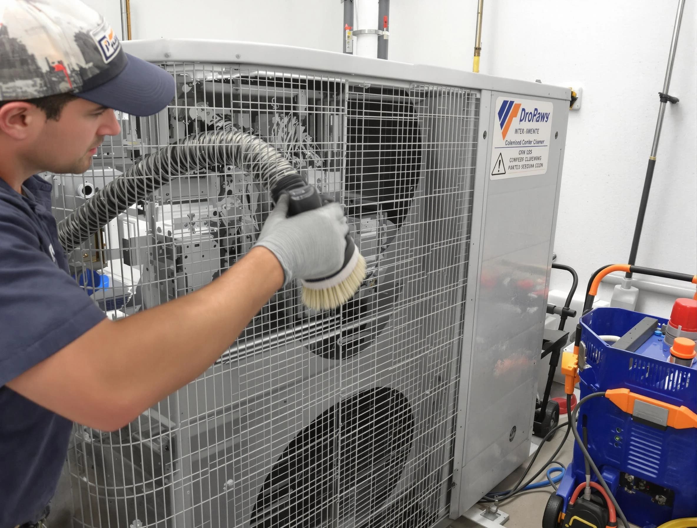 Odenville Air Duct Cleaning specialist performing precision AC coil cleaning for improved system performance in Odenville