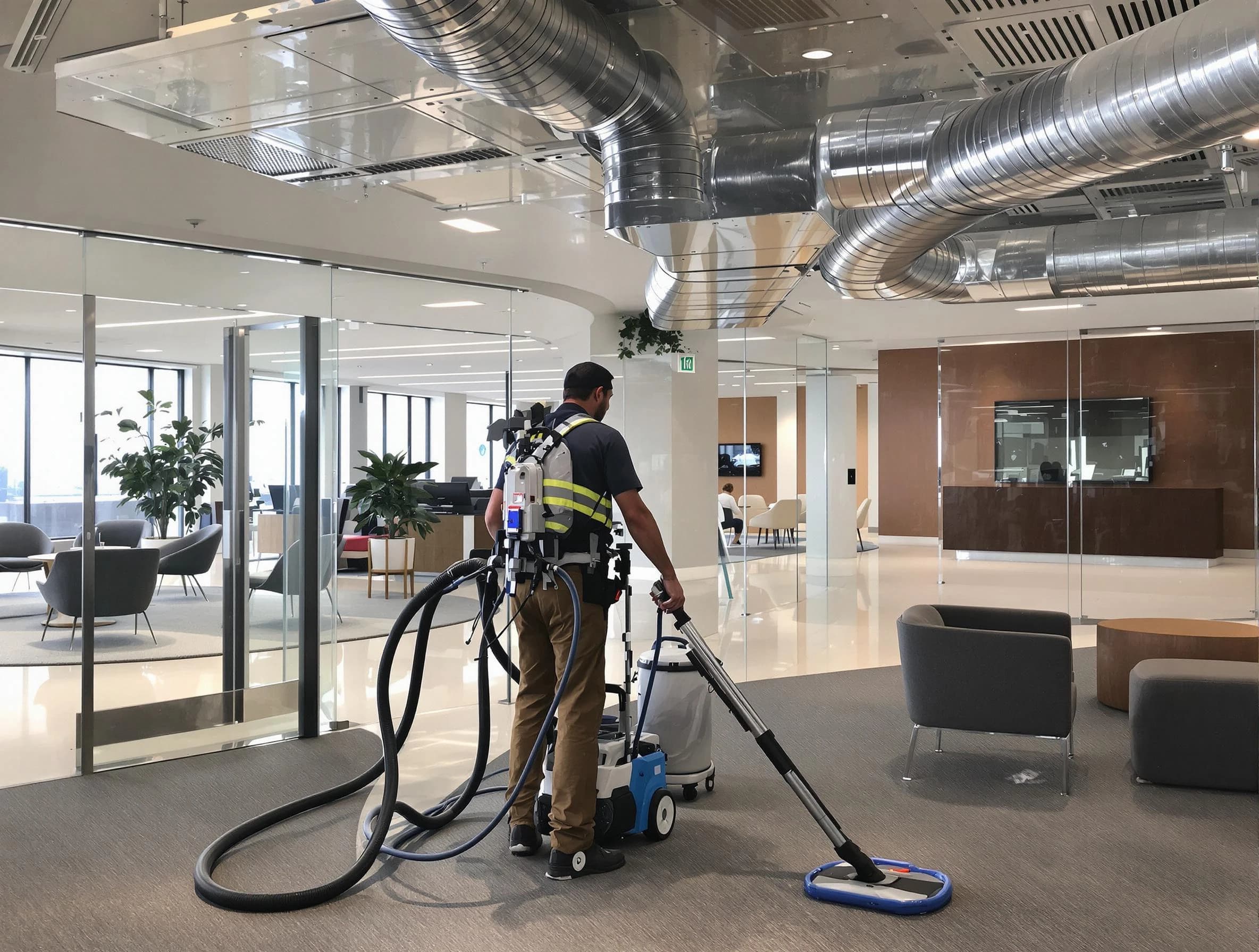 Commercial duct cleaning service by Odenville Air Duct Cleaning in Odenville
