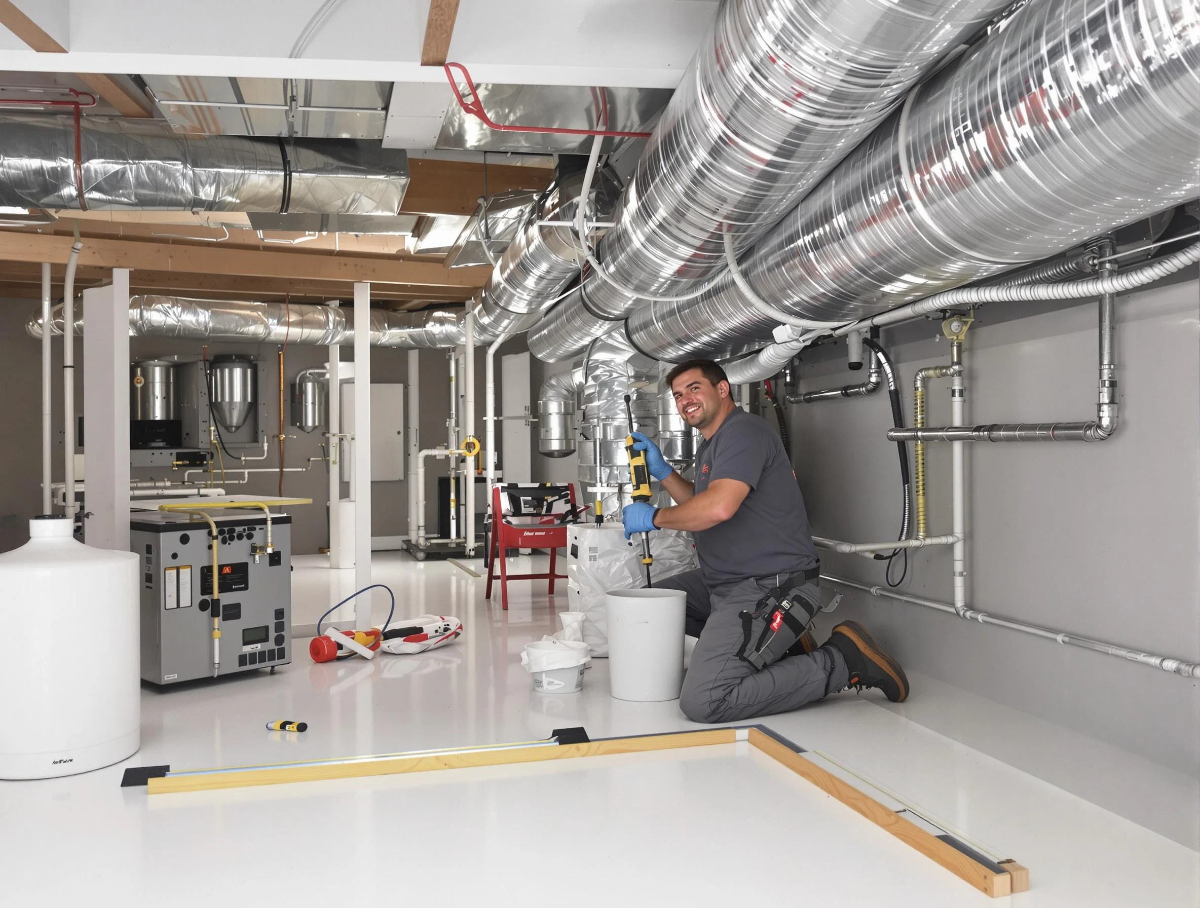 Professional duct sealing service by Odenville Air Duct Cleaning in Odenville