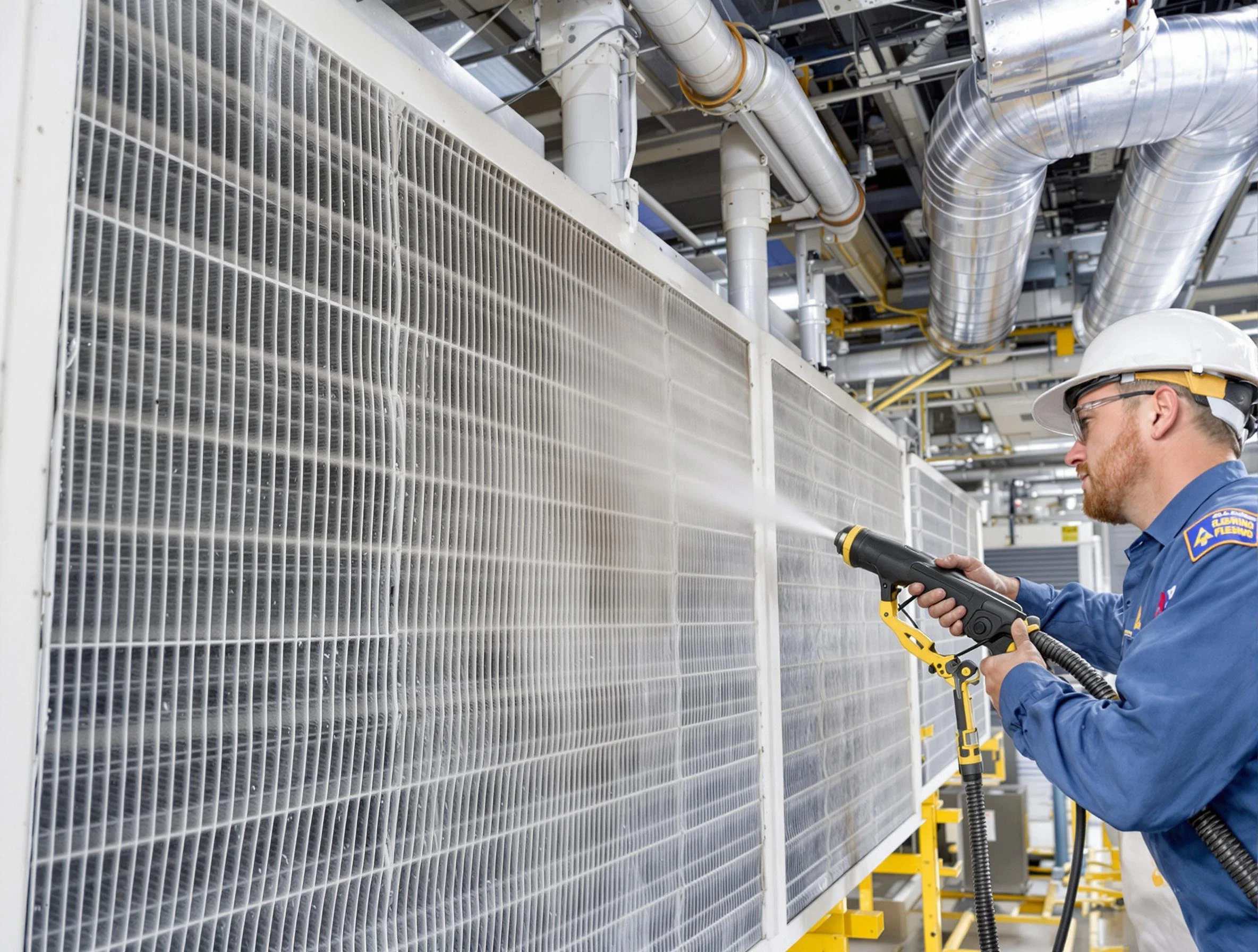 Professional commercial coil cleaning by Odenville Air Duct Cleaning in Odenville